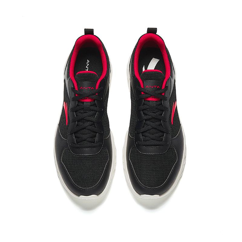 Anta Comfortable Trendy Versatile Breathable Durable Low-Top Casual Running Shoes Men sneaker Black White 912535510F-2