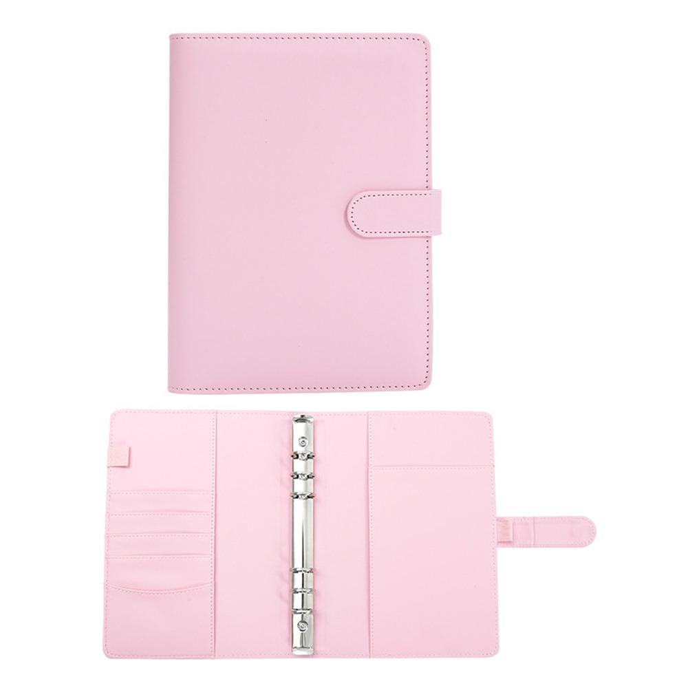 

Candy Color A5 Notebook Shell Detachable Ring Binder Cover Gift File Organizer