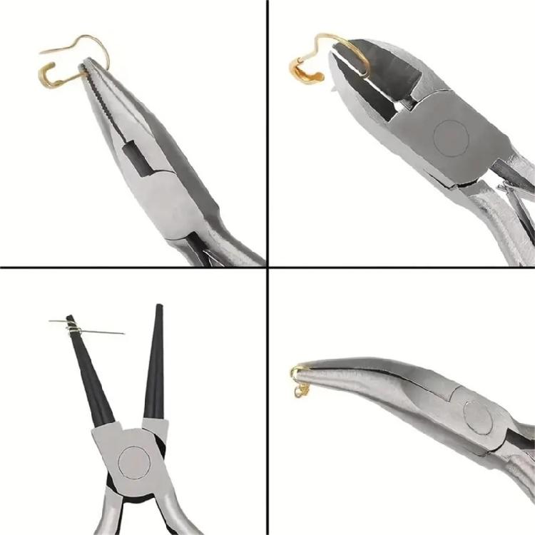 Multipurpose Jewelry Pliers Set Sturdy Steel Tool Set Practical Accessory for Elegant Designs Jewelry Making Work