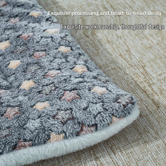 Thickened Pet Sleeping Pad for Cats & Dogs: Warm Universal Blanket Mat for Fall & Winter