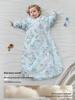 Wool & Ginger Baby Sleeping Bag: All-Season, Temperature-Control, Anti-Kick Quilt for Newborns