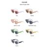JYL TS Women's Glitter Flower - Irregular Funny Decorative Sunglasses WF-3999Glitter