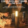Portable USB Flashlight – Magnetic Rear Light with Back Clip, Multi-Functional Outdoor Work Lamp for Camping, Garage & 