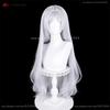 Parrucca Cosplay Frierenn 95cm Argento Bianco Resistente al Calore Capelli Sintetici Per Costumi da Donna Parrucca Cosplay Anime Halloween