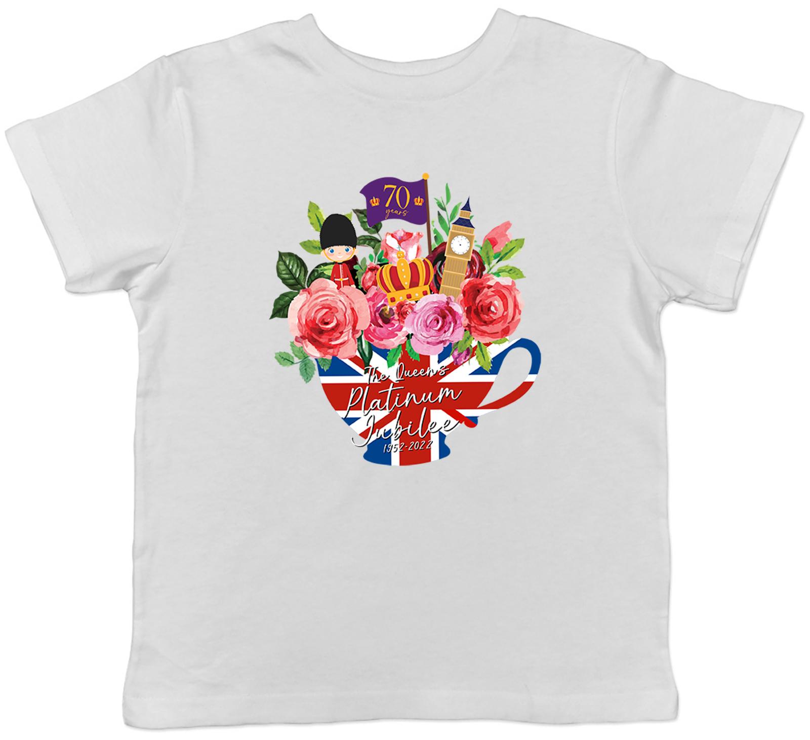 The Queen s Platinium Jubilee Royal Party Childrens Kids T-Shirt Boys Girls Gift 160