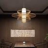 Bamboo Pastoral Rattan pendant lamp Wooden Restaurant Lighting Chinese Style Bamboo Decorative pendant lights