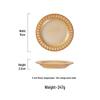 Jingci 6-inch Ceramic Flower Snack Plate
