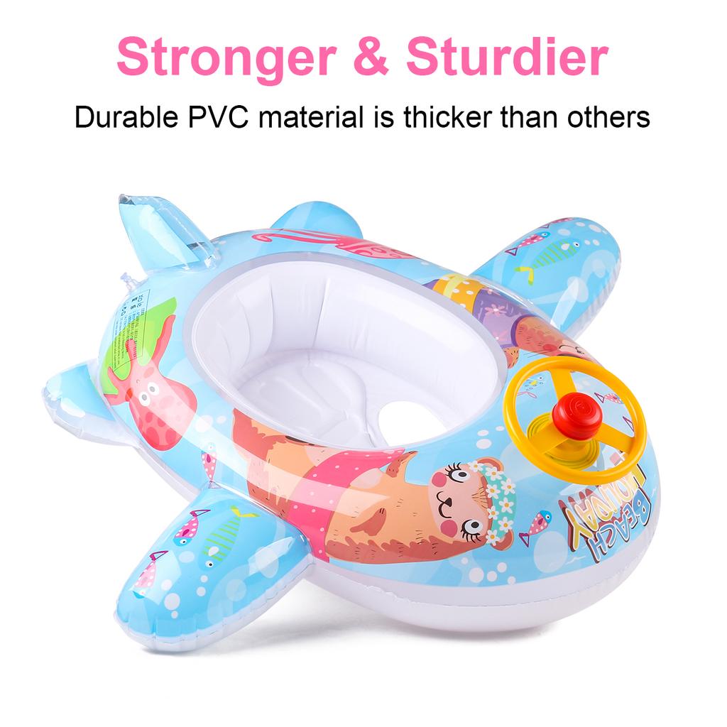 1PC Cute Inflatable Pool Float PVC Summer Swim Float Air Bed Lake Boat Swimming Floats Surfing Raft Swim Ring
