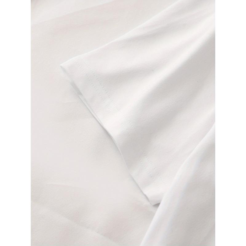 European sizes Women's Casual Short Sleeve T-Shirt with Playful Dachshund Peeking Through Torn Hole Graphic - Soft Stretch Polyester