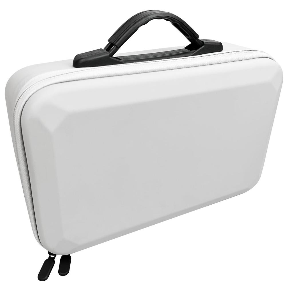 Honbobo Portable Carrying Case for DJI Neo 2, PU Leather Storage Shoulder Bag for Fly More Combo Drone, RC-N3 Remote Controller Accessories