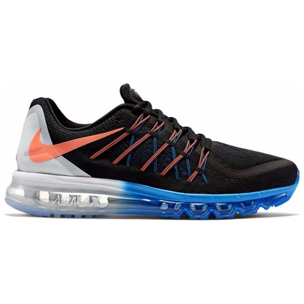 Nike Air Max 2015 Hot Lava Blue Unisex Sneakers Black Hot-Lava-White-Photo-Blue 698902-008
