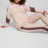 Puma Color Block Brand Logo Printed Hooded Sweatshirt Women Sweatshirt Pink 672294-47