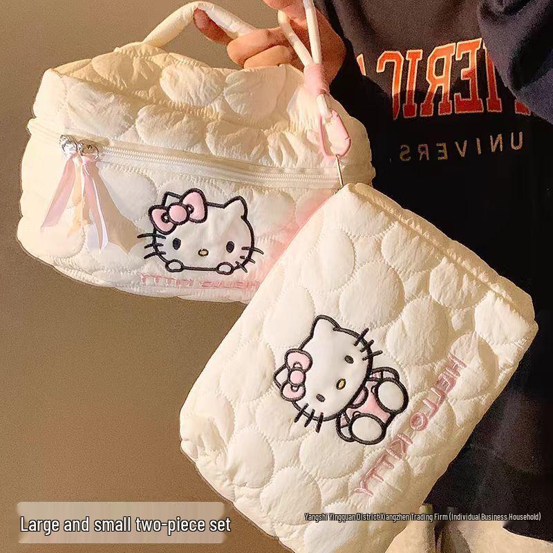 2024 Cute Japanese Women's Large Capacity Makeup & Toiletry Bag