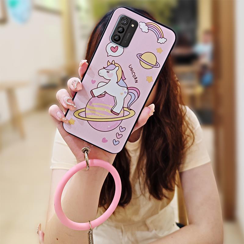 Anti-knock Bracelet Phone Case For Nokia G100 heat dissipation Back Cover Funny Solid Color Waterproof Youth Cartoon