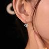 PONYKISS  Sterling Silver Mini Maple Leaves Stud Earrings for Women Minimalist Trendy Fine  Plant Accessories