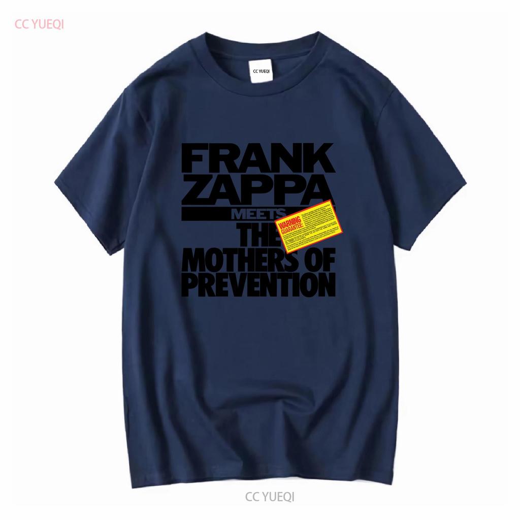 Frank Zappa 'The Mothers Of Prevention' Weißes T-Shirt NEU OFFIZIELL Vintage Gewaschen Lässig Unisex Stilvoll Leicht Bequem