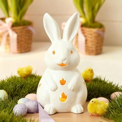 Easter Hollow Ornament Creative Resin Candle Holder Home Decoration