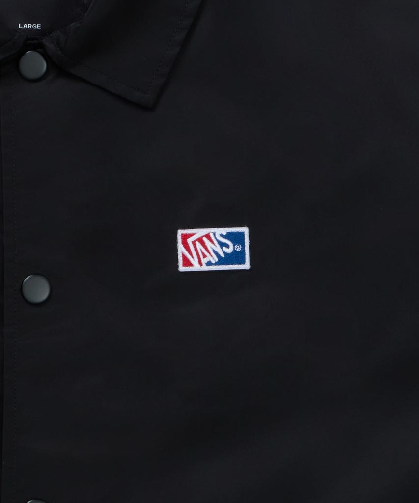 Vans Toray Nylon Coach Jacke - Schwarz:Weiß / Vn000P73Y281
