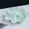 "Heart-Shaped European Fruit Plate for Creative Home Decor - Divided Candy Plate"
