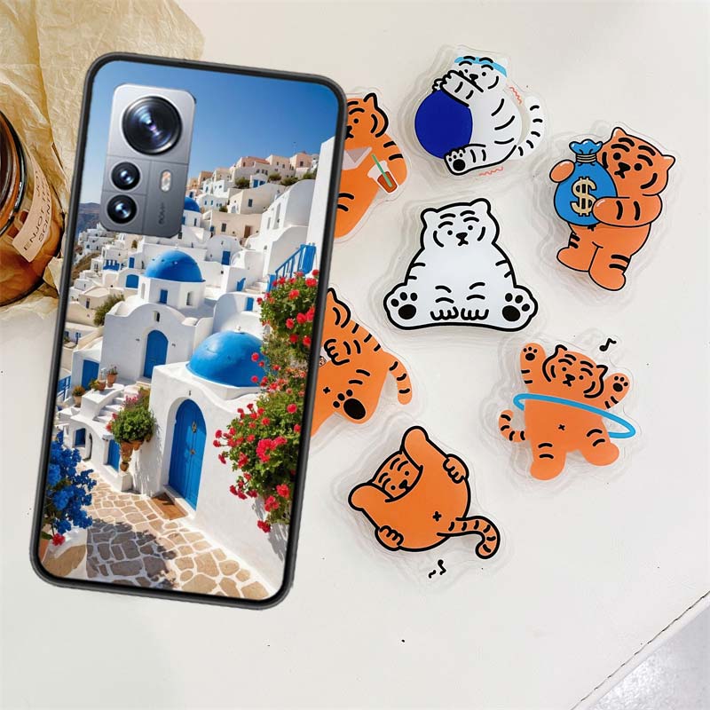 Greece In Summer. Santorini Phone Case For Xiaomi Poco X7 X6 M8 M7 M6 M4 M3 X4 Pro F7 Ultra M5S Mi 14 14T 15 15T 12T 10T Pro 12S