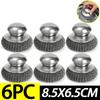 1/6Pcs Stainless Steel Kitchen Pot Brush with Ergonomic Handle Wire Ball Cleaning Tools Home Kitchen Dish Washing Accessories