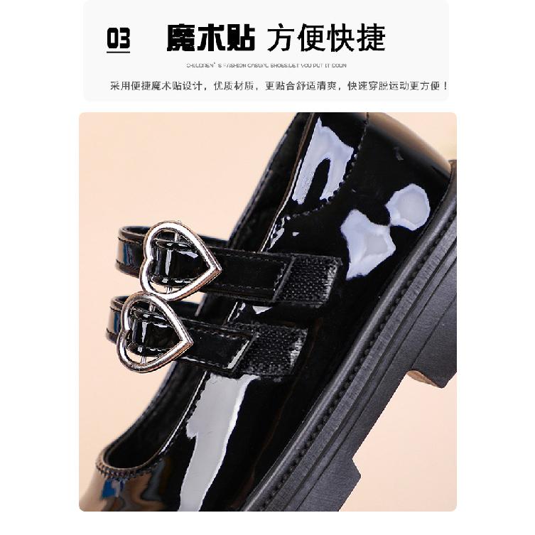 Children's shoes, girls' small leather shoes for spring and autumn2026New black soft-soled shoes for middle and older children and elementary school