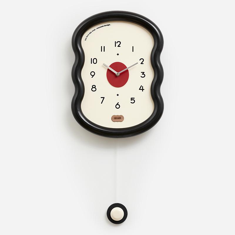 Simple Cartoon Clock Wall Interior Cute Korean Bedrooms Digital Clock Wall Restaurant Fashion Horloge Murale Room Decorations