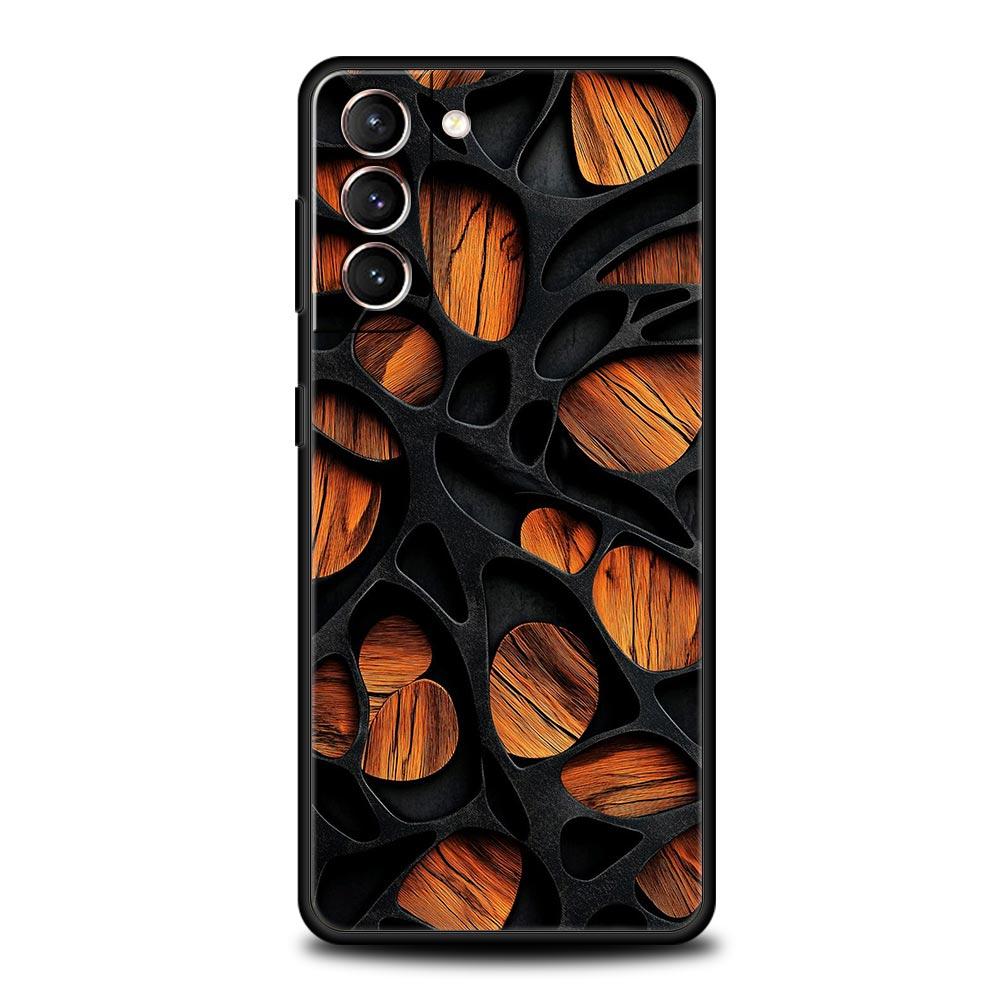 Folds Texture Phone Case for Samsung Galaxy S26 S25 S24 S23 S22 S20 S21 FE Ultra S25 Edge Plus 5G Soft TPU Cover Fundas Capa Bag