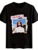 T-shirt Casual Crew Neck with "Born To Die" Graphic Print