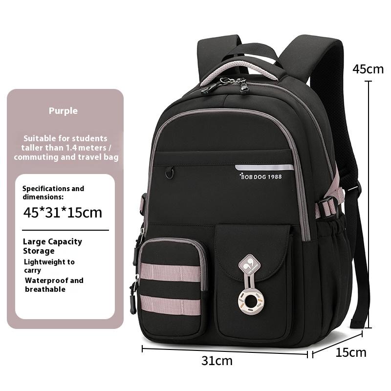 Middle School Student Backpack, Casual Large Capacity Lightweight Backpack, 6-9Th Grade Internet Celebrity Daifa Primary School