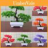 Lifelike Bonsai Simulation Artificial Plants In Chic Pots For Home And Office Decor