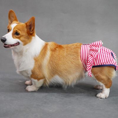 Fysiologische broekjes voor huisdieren Anti-overlast katoen speciale fysiologische broekjes voor teefjes Grote ademende hond menstruatiebroekjes