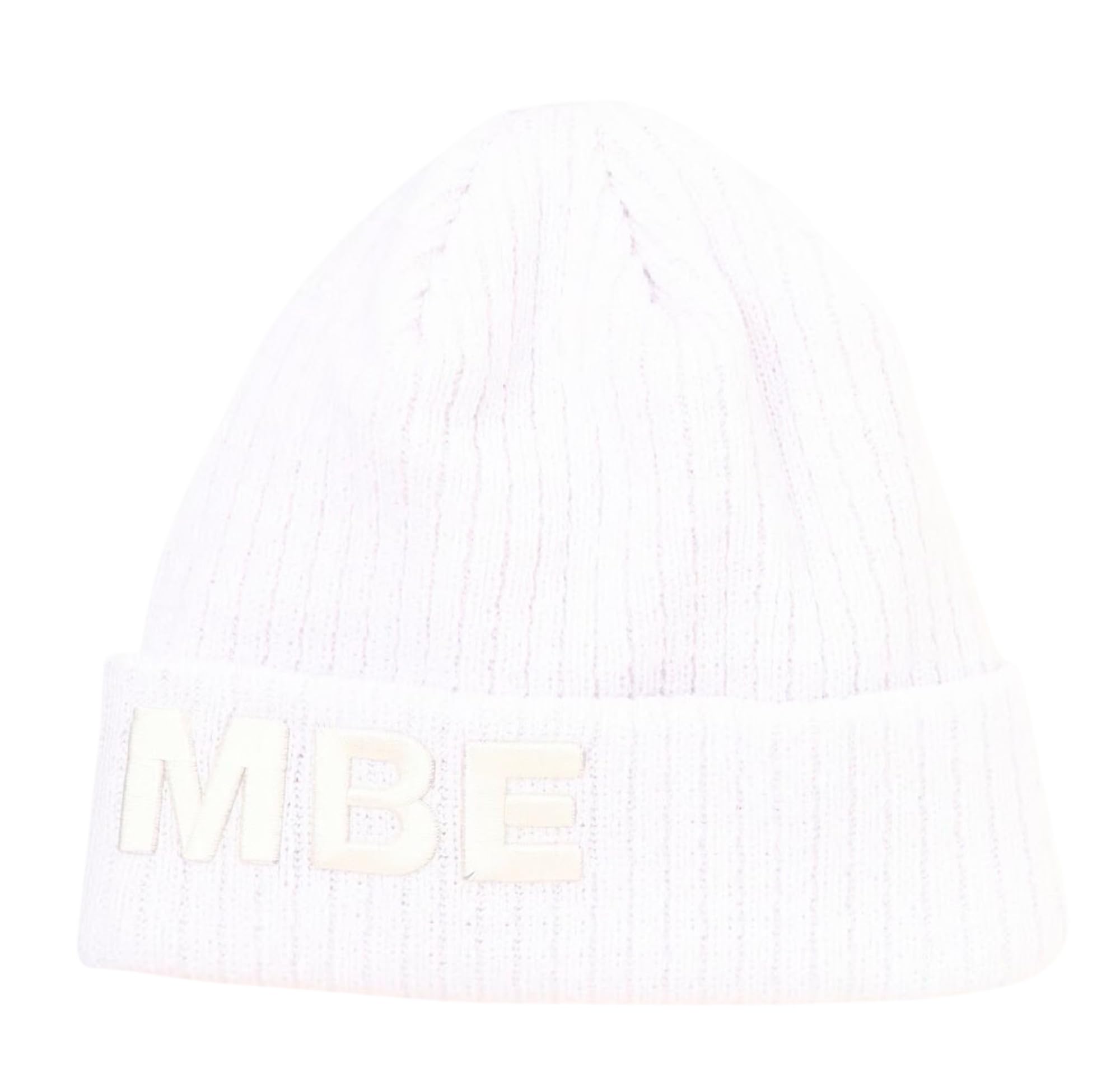 

Унисекс трикотажная шапка бренда Golf hat FR [Master Bunny] (вязка в рубчик, логотип) / / 758-5187001 030_Белый