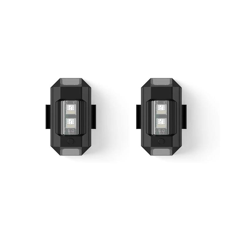 Światła Motocyklowe Dron Stroboskop USB LED Antykolizyjne Rower Samolot Nocny Lot Mini Migające Światło Sygnałowe