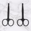 1PC Nose Hair Scissor Stainless Steel Eyebrow Nose Hair Cut Facial Makeup Tool