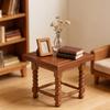 Simulation Miniature End Table 1/12 Scale Doll House Living Room Accessories Natural Finish Furniture for Room Decors