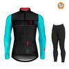 Warm 2024 Winter Thermal Fleece Cycling Men's Jersey Suit Outdoor Riding Bike MTB Clothing Bib Pants Set Spain Maillot Ciclismo