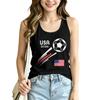 Women Sleeveless Sports Tank Top Lightweight Breathable Running Vest Athletic Workout Shirt for Fitness Training Gym Activities