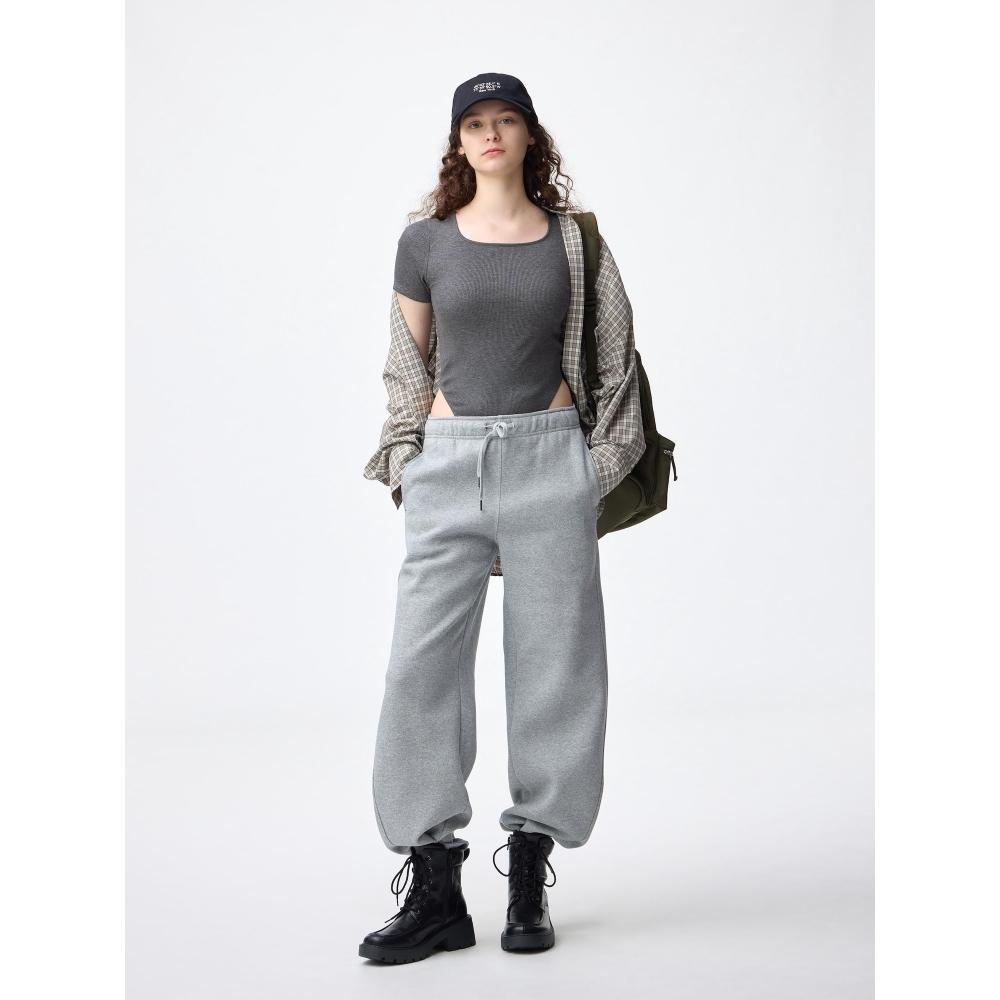 Gu By Uniqlo Warm Rib Bodysuit  Short Sleeve 