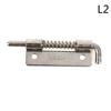 1Pc 304 Stainless Steel Loaded Hinge Security Spring Bolt Barrel Latch Hardware