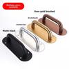 Brushed Silver Stainless Steel Push-Pull Sliding Door Handle