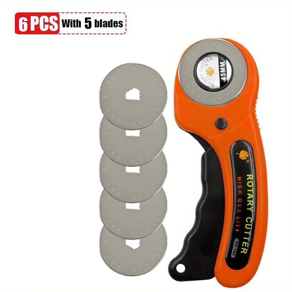 

11 шт. нож для резки кожи с лезвием, ручкой, роликом, лезвием для пэчворка, роликовый нож, резиновое кольцо, лезвие для резки кожи, вращающийся инструмент