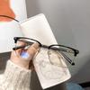 Polygonal Eyebrow Frame Business Men's Trendy Casual Half-frame All-match Myopia Glasses Frame