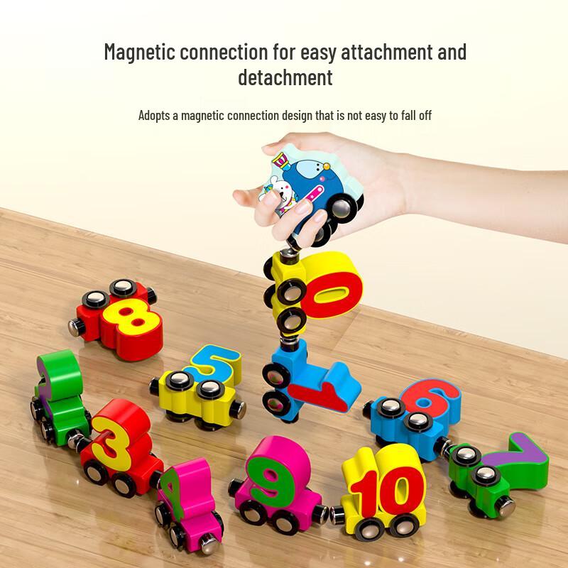 Li Shen Magnetic Zodiac Train Building Blocks