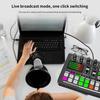 F998 Sound Card Professional Volume Adjustable USB Live Stream Audio Card Adapter for PC