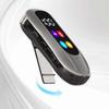 LED Screen Lavalier Bluetooth Earphones Card Insertion Wireless Headphones  Support SD Card