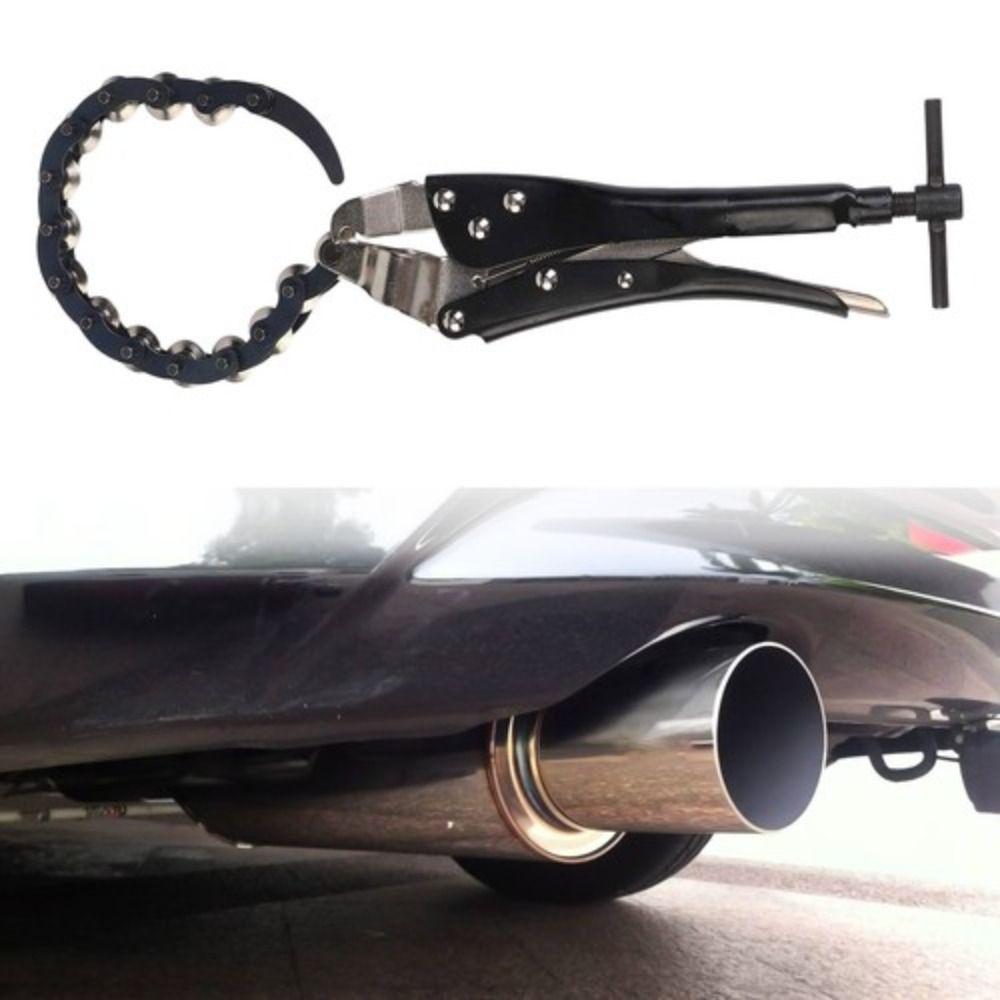 Chain Lock-Grip Chain Pipe Cutter Rolling Pipe Cutting Tool Multi-Wheel Cutter  Three-Way Catalytic