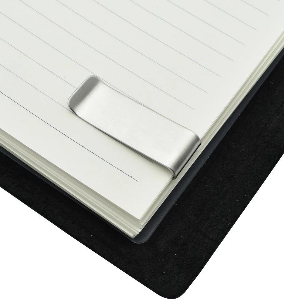 Metallisk binders for notatbok bokmerke verktøy bok binders kontor skole leserekvisitter multifunksjonell klemme