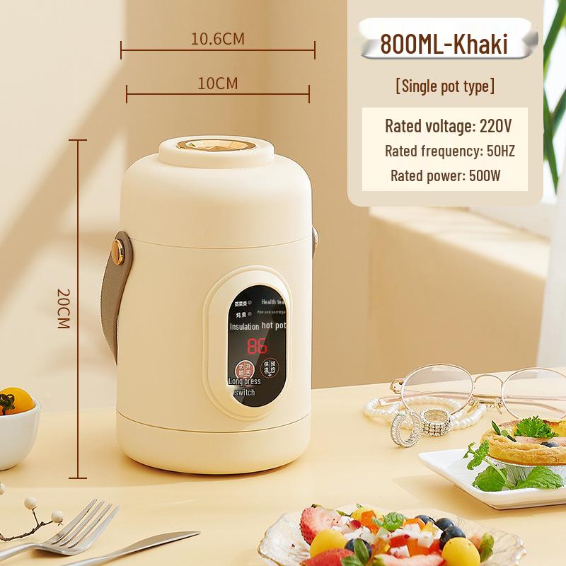 

Portable Multifunctional Electric Slow Cooker & Insulated Lunch Box for Office & Baby Food