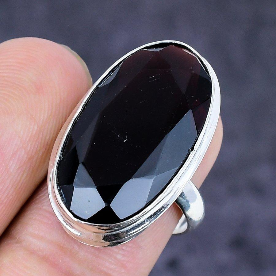 Amethyst Gemstone 925 Sterling Silver Jewelry Ring Size 7